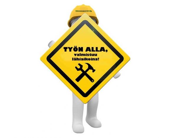 Työn alla!